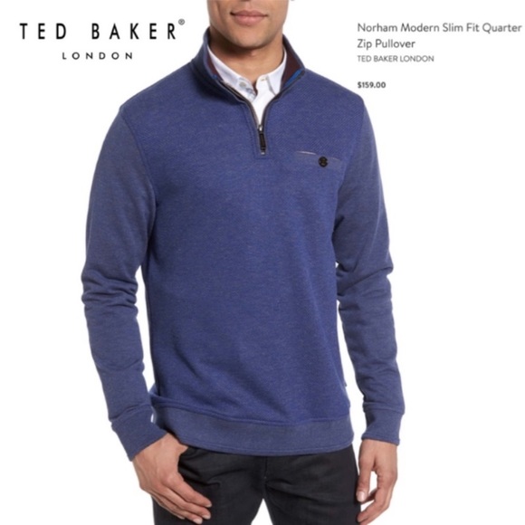 Ted Baker London Norham 4 Zip Pullover 